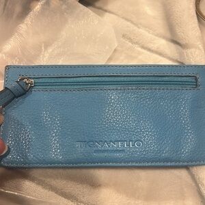 Tignanello Blue Leather Women's Bag